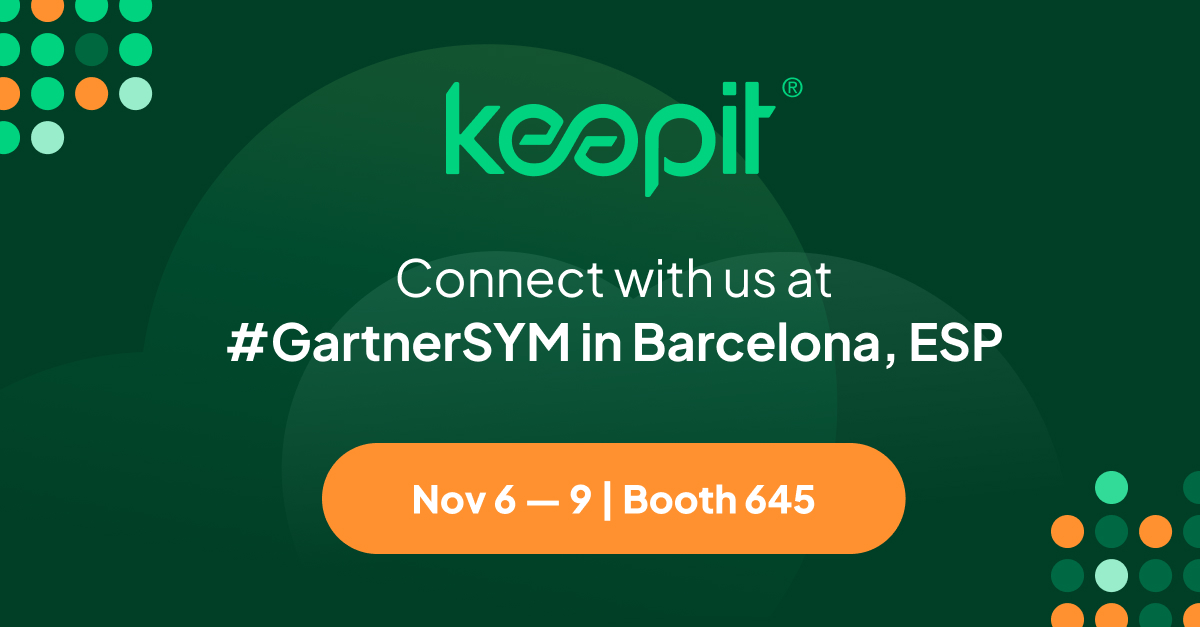 Keepit at Gartner IT Symposium Barcelona 2023